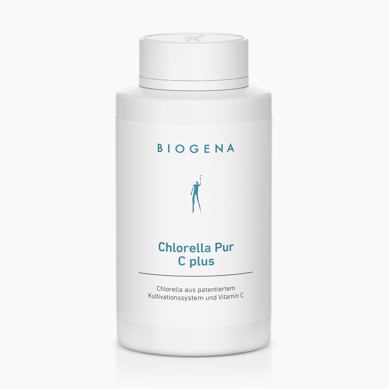 Biogena, Chlorella Pur C plus, Bottle, white, Chlorella from patented cultivation system and vitamin C