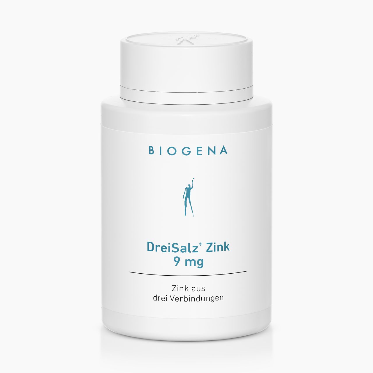 Biogena, DreiSalz® Zink 9 mg, Flasche, weiß, Zink aus drei Verbindungen