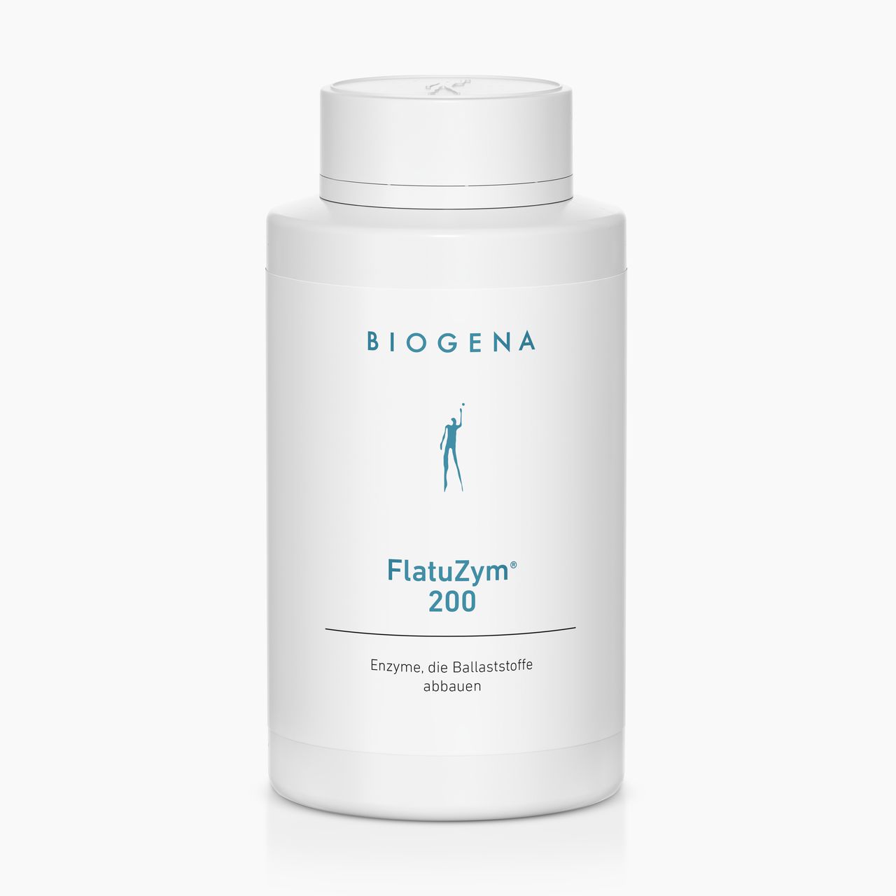 Biogena, FlatuZym® 200, Flasche, weiß, Enzyme, die Ballaststoffe abbauen
