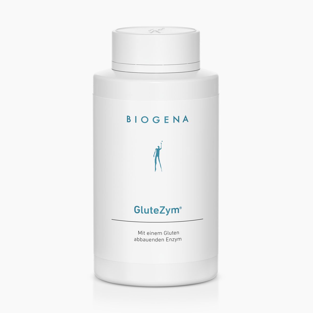 Biogena, GluteZym®, Bottle, white, With a gluten-degrading enzyme