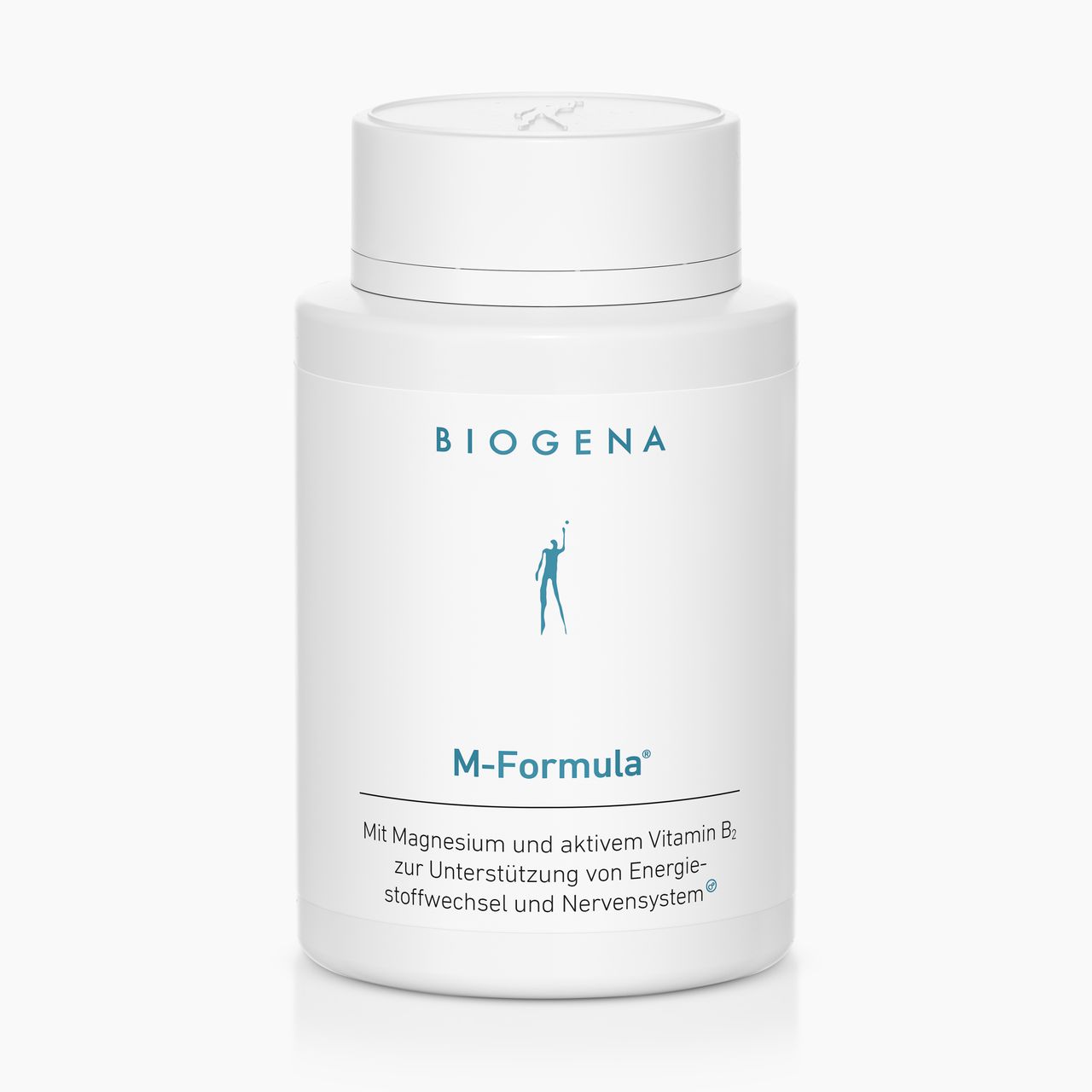 Biogena, M-Formula®, Bottle, white, With magnesium and active vitamin B2 to support energy metabolism and nervous system®
