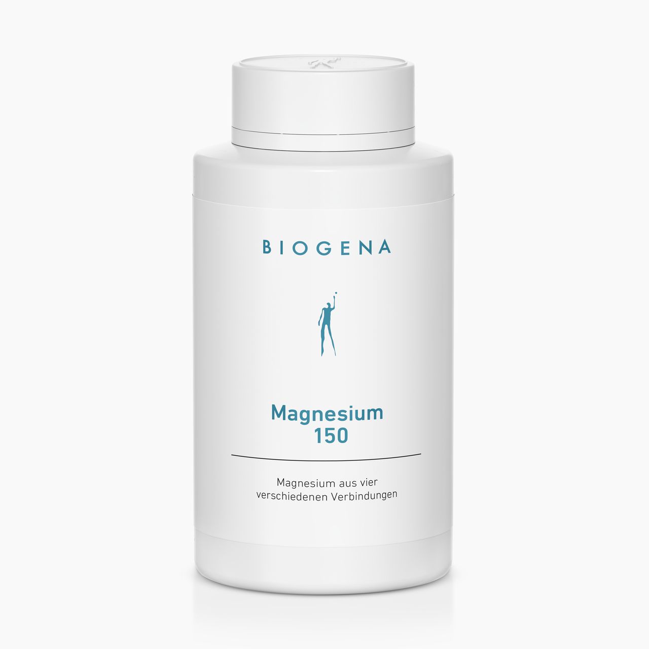 Biogena, Magnesium 150, Bouteille, blanc, Magnésium provenant de quatre composés différents