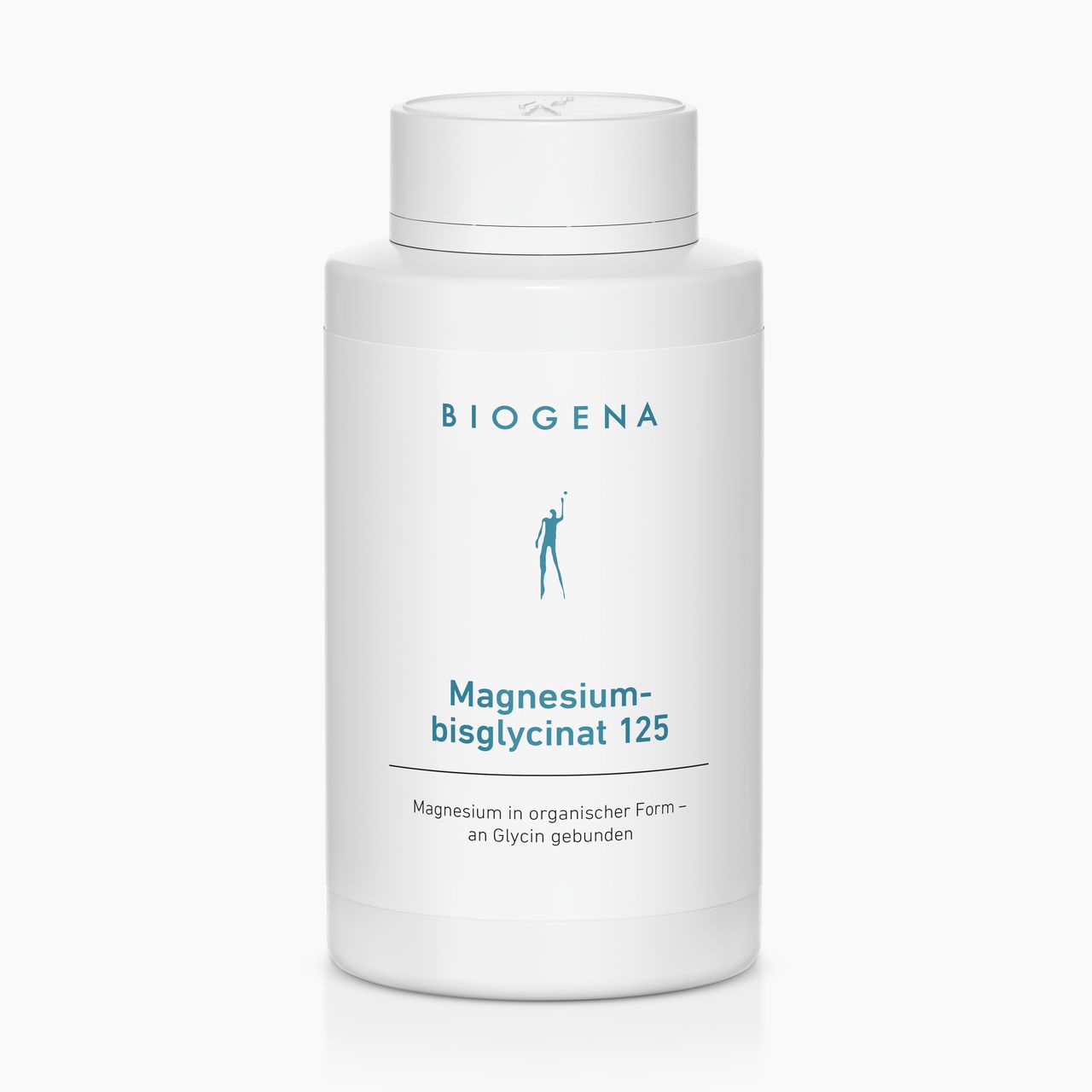 Biogena, Magnesium-bisglycinat 125, Bottle, white, Magnesium in organic form – bound to glycine