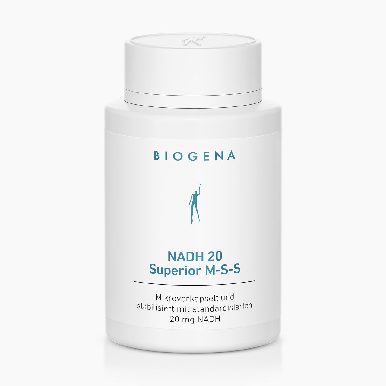 Biogena, NADH 20 Superior M-S-S, Bottle, white, Microencapsulated and stabilised with standardised 20 mg NADH