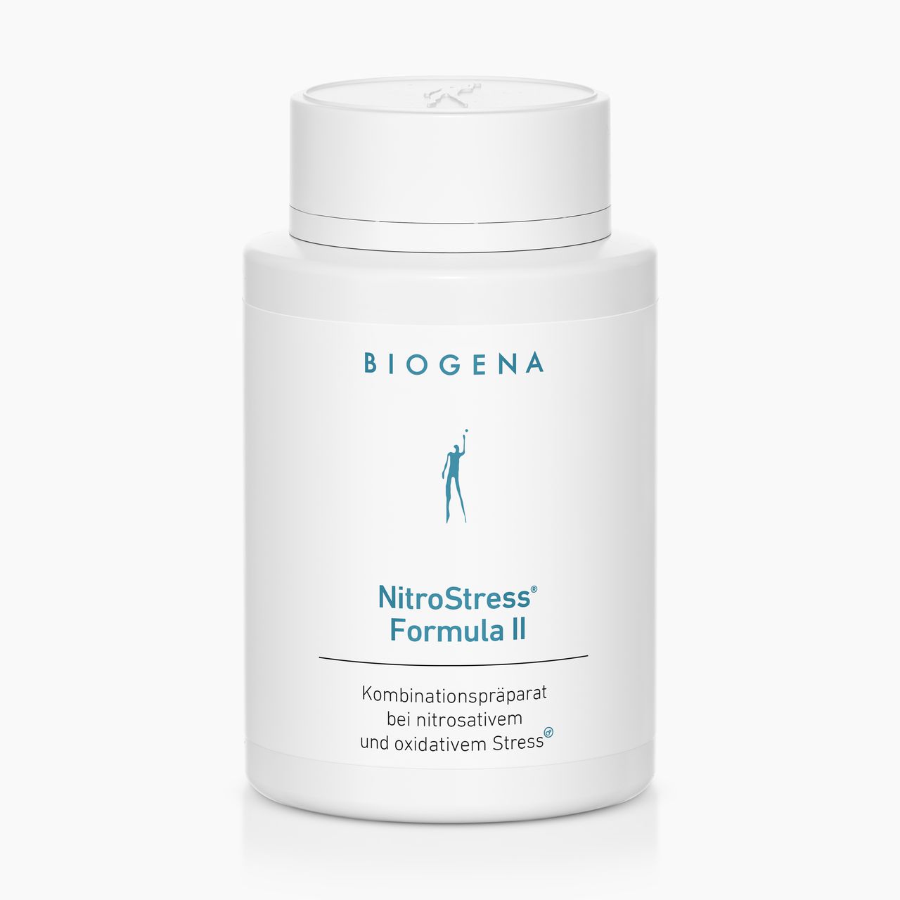 Biogena, NitroStress® Formula II, Bouteille, blanc, Préparation combinée en cas de stress nitrosatif et oxydatif®