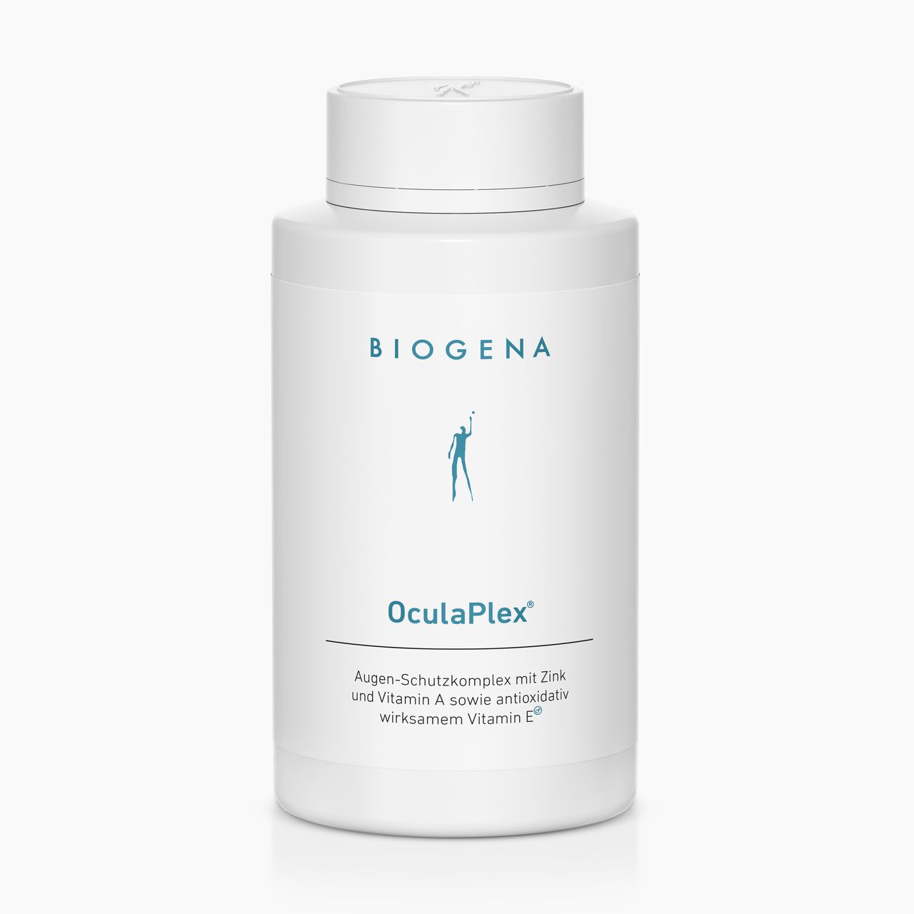 Biogena, OculaPlex®, Bottiglia, bianco, Complesso di protezione degli occhi con zinco e vitamina A nonché vitamina E® ad azione antiossidante