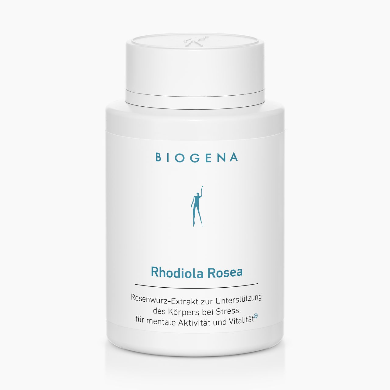Biogena, Rhodiola Rosea, Flasche, weiß, Rosenwurz-Extrakt zur Unterstützung des Körpers bei Stress, für mentale Aktivität und Vitalität®