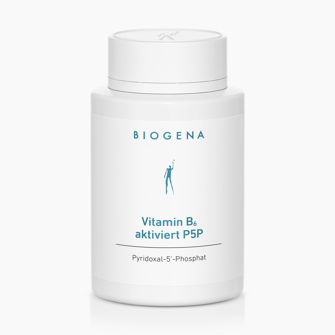 Biogena, Vitamin B₆ aktiviert P5P, Flasche, weiß, Pyridoxal-5’-Phosphat