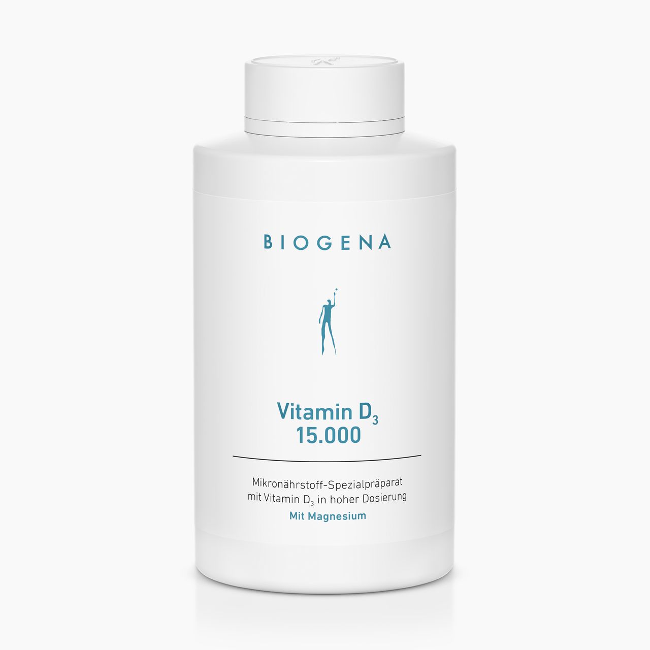 Biogena, Vitamin D₃ 15.000, Flasche, weiß, Mikronährstoff-Spezialpräparat mit Vitamin D₃ in hoher Dosierung Mit Magnesium