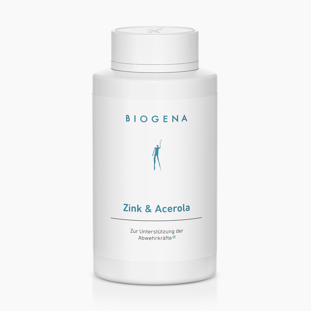 Biogena, Zink & Acerola, Bottle, white, To support the body
