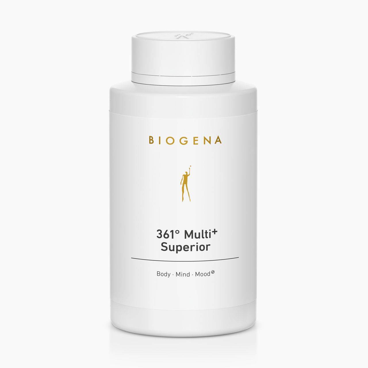 Biogena, 361° Multi+ Superior, Butelka, biały, Ciało · Umysł · Nastrój®
