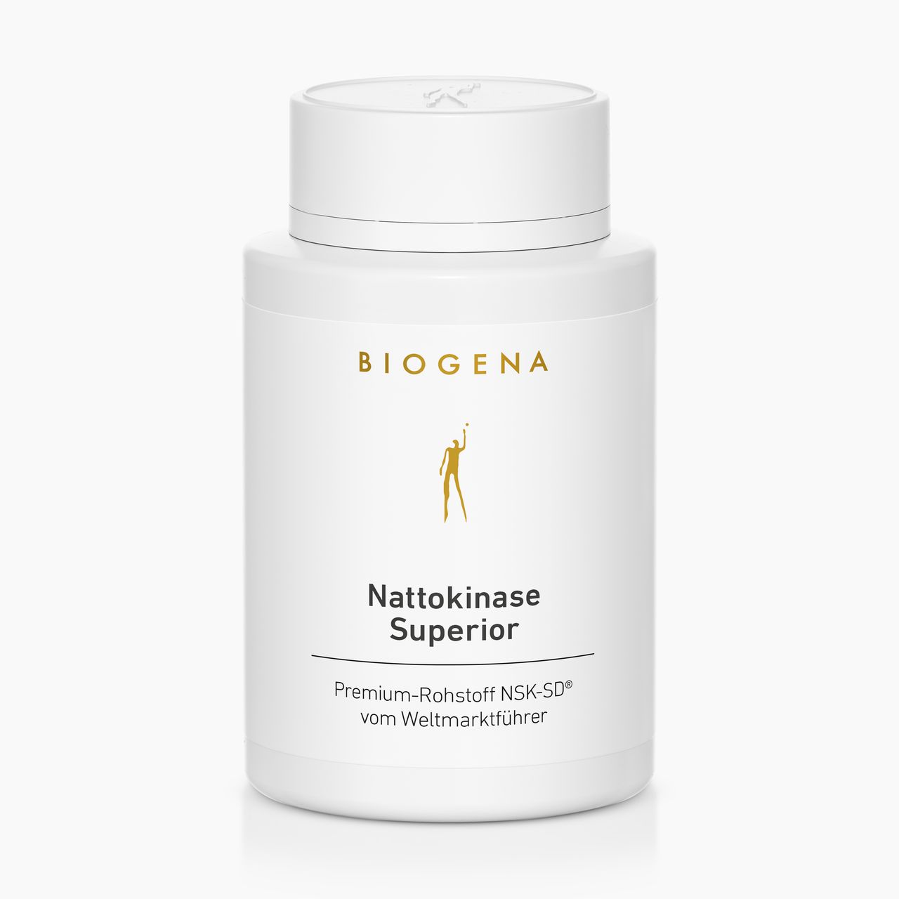 Biogena, Nattokinase Superior, Boca, bijela, Premium sirovina NSK-SD® od svjetskog tržišnog lidera