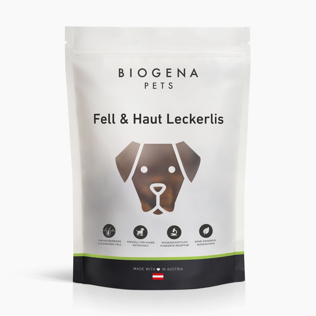 Fell & Haut Leckerlis für Hunde – mit Biotin & Zink