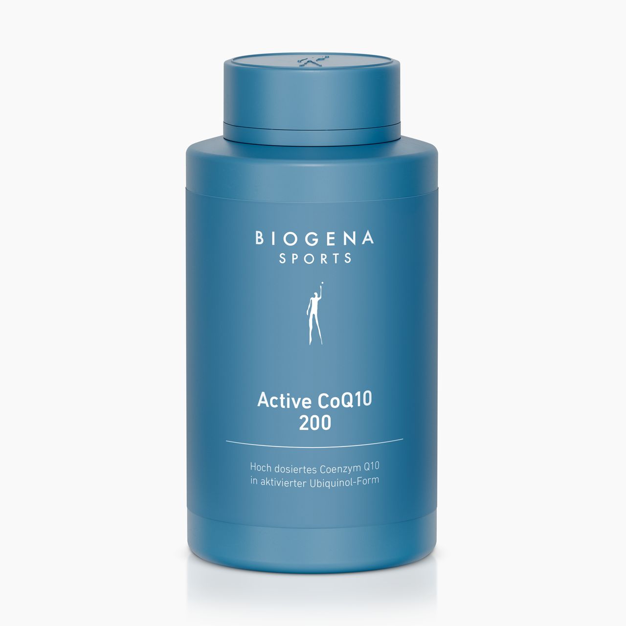 Biogena Sports, Active CoQ10 200, Flasche, petrol, Hoch dosiertes Coenzym Q10 in aktivierter Ubiquinol-Form