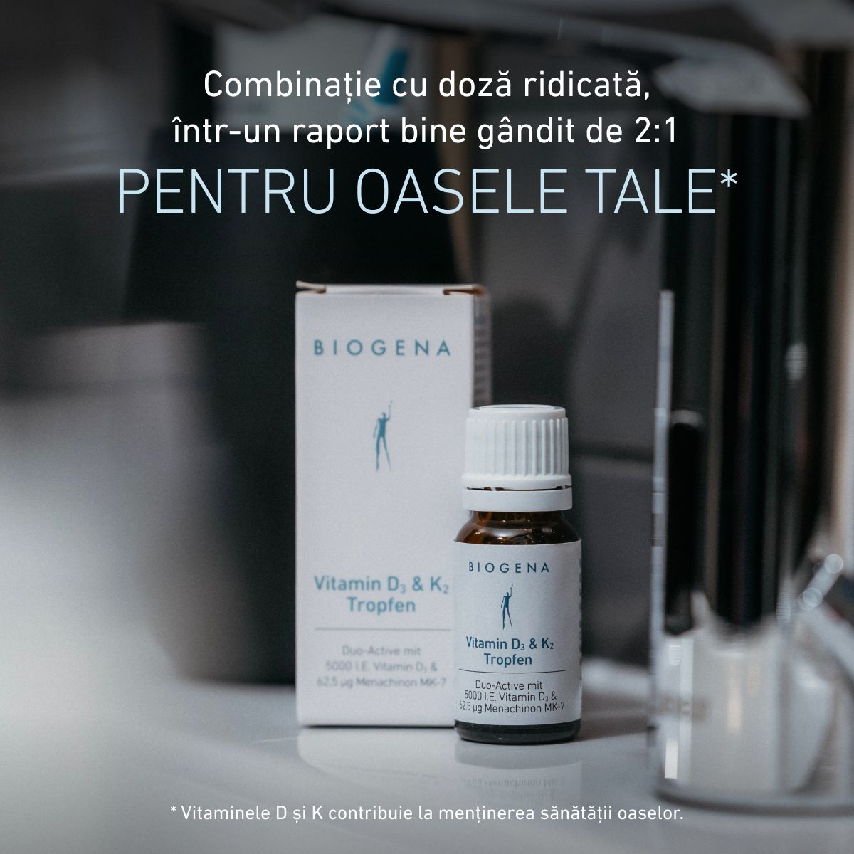 Vitamina D3 și K2 picături