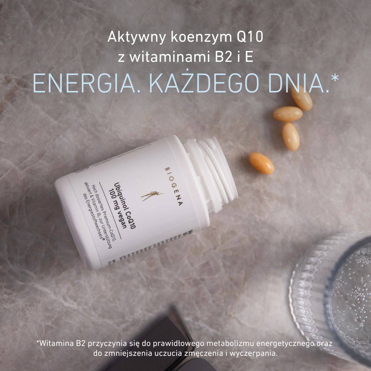 Ubichinol CoQ10 100 mg wegański Gold