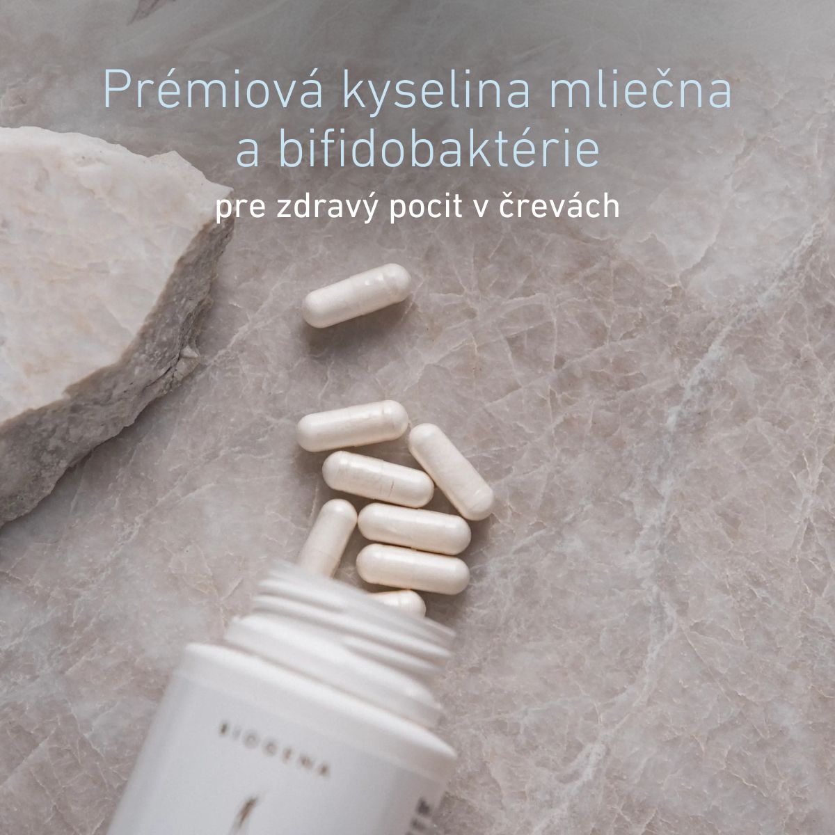 BIOGENA Omni Lactis® 20 Gold s vysokokvalitnými laktobacilmi a bifidobaktériami pre dobrý pocit v črevách.