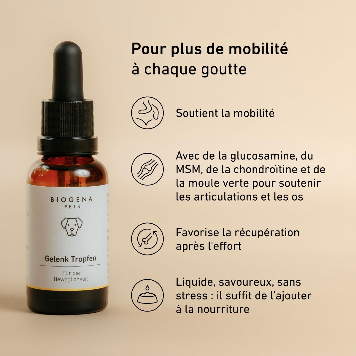 Gouttes pour articulations