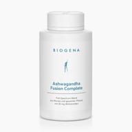 Biogena, Ashwagandha Fusion Complete, Bottiglia, bianco, Miscela a spettro completo da radice e pianta intera con 35 mg di withanolidi