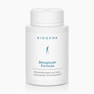 Biogena, Betaglucan Formula, Botella, blanco, Complejo de principios activos para apoyar el sistema inmunitario