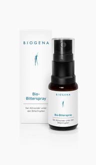 Biogena, Bio-Bitterspray, Bottiglia, bianco, Il tuttofare tra le gocce amare