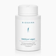 Biogena, DAOZym® vegan, Flasche, weiß, Mit Diaminoxidase (DAO) aus Erbsen-Keimlingen und L-Glutamin