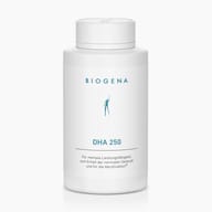 Biogena, DHA 250, Botella, blanco, Para el rendimiento mental, para el mantenimiento de la visión normal y para la función cardíaca®