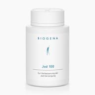 Biogena, Jod 100, Bouteille, blanc, Pour améliorer l’apport en iode