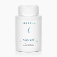 Biogena, Kupfer 2 mg, Bottle, white, For a good copper supply