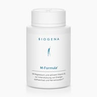 Biogena, M-Formula®, Bottle, white, With magnesium and active vitamin B2 to support energy metabolism and nervous system®