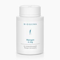 Biogena, Mangan 4 mg, Bottle, white, For supporting manganese supply