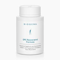 Biogena, OPC Resveratrol Formula, Bottle, white, Polyphenol spectrum from French grape and grape seed extracts & trans-resveratrol