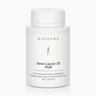 Biogena, Omni Lactis® 20 PUR, Bottiglia, bianco, Con 10 ceppi batterici testati scientificamente in dosaggio premium SENZA INULINA