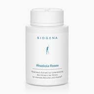 Biogena, Rhodiola Rosea, Flasche, weiß, Rosenwurz-Extrakt zur Unterstützung des Körpers bei Stress, für mentale Aktivität und Vitalität®