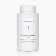 Biogena, Schwarzkümmelöl 1000, Flasche, weiß, Hochdosiertes ägyptisches Nigella-sativa-Öl in Premiumqualität