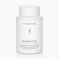 Biogena, SmartFerrin® B12, Flasche, weiß, Mit patentiertem Ultimine™ Eisen sowie Vitamin C aus MyccoFerrin®-Komplex und Vitamin B12