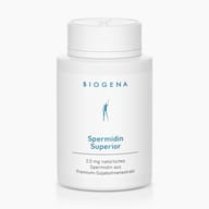 Biogena, Spermidin Superior, Bottle, white, 2.5 mg natural spermidine from premium soya bean extract