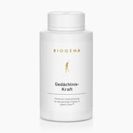Biogena, Gedächtnis-Kraft, Bouteille, blanc, Soutien premium pour la forme mentale à tout âge®