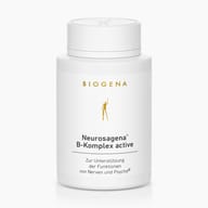 Biogena, Neurosagena® B-Komplex active, Botella, blanco, Para apoyar las funciones de los nervios y la psique®