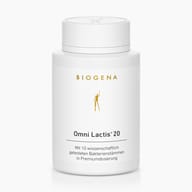 Biogena, Omni Lactis® 20, Bottiglia, bianco, Con 10 ceppi batterici testati scientificamente in dosaggio premium