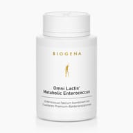 Biogena, Omni Lactis® Metabolic Enterococcus, Flasche, weiß, Enterococcus faecium kombiniert mit 5 weiteren Premium-Bakterienstämmen