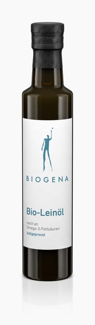 Biogena, Bio-Leinöl, Boca, zelena, bogato omega-3 masnim kiselinama hladno prešano