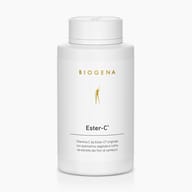 Biogena, Ester-C®, Flasche, weiß, Originales Ester-C® Vitamin C mit pflanzlichem Quercetin und Rutin aus Holunderblütenextrakt