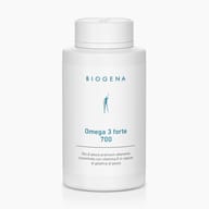 Biogena, Omega 3 forte 700, Flasche, weiß, Hochkonzentriertes Premium-Fischöl mit Vitamin E in Fischgelatine-Kapseln