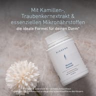 BIOGENA Mucosa Formula® mit Kamillen- und Traubenkernextrakt sowie essenziellen Mikronährstoffen. Vitamin A unterstützt die normale Funktion der Schleimhäute.