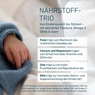BIOGENA Nutrifem® Mamma Mia für Kinderwunsch, Schwangerschaft und Stillzeit. Mit Folat, Calcium, Magnesium, Zink und DHA zur gezielten Mikronährstoffversorgung in dieser besonderen Lebensphase.