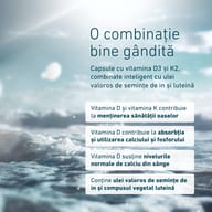 Vitamina D3 și K2 1000 UI