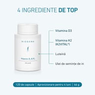 Vitamina D3 și K2 1000 UI
