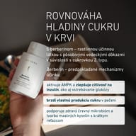 BIOGENA Berberin Phytoactive s berberínom rastlinného pôvodu. Berberín aktivuje AMPK, podporuje citlivosť na inzulín, vstrebávanie glukózy a zdravý črevný mikrobióm.