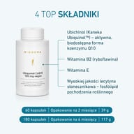 Ubichinol CoQ10 100 mg wegański Gold